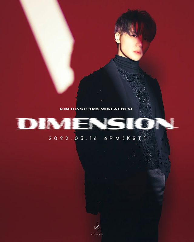KIMJUNSU announces 'DIMENSION' today... "First album after going solo, excitement"