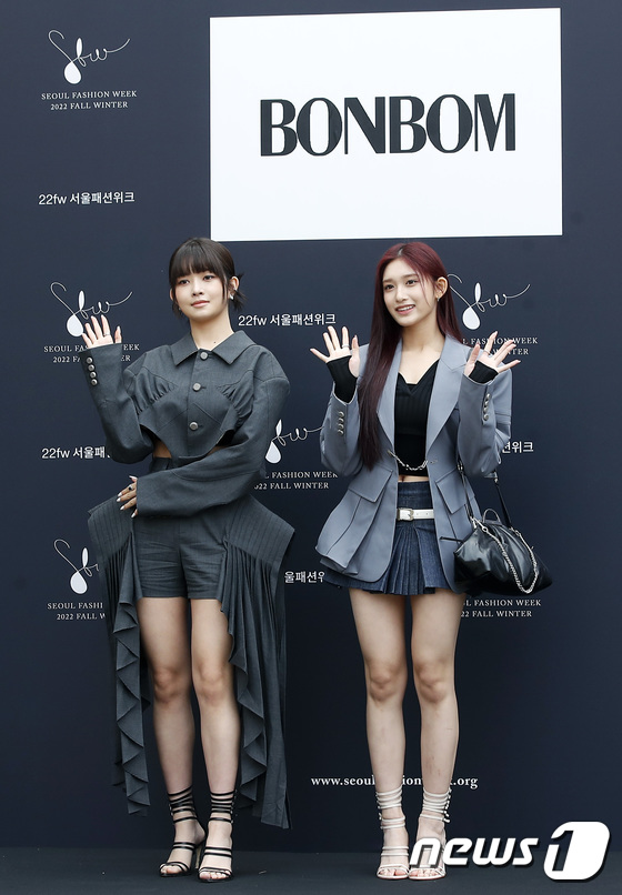 IVE Rei-LEESEO attends Seoul Fashion Week