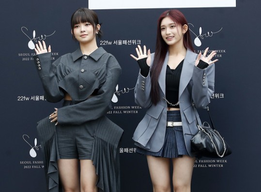 IVE Rei-LEESEO attends Seoul Fashion Week