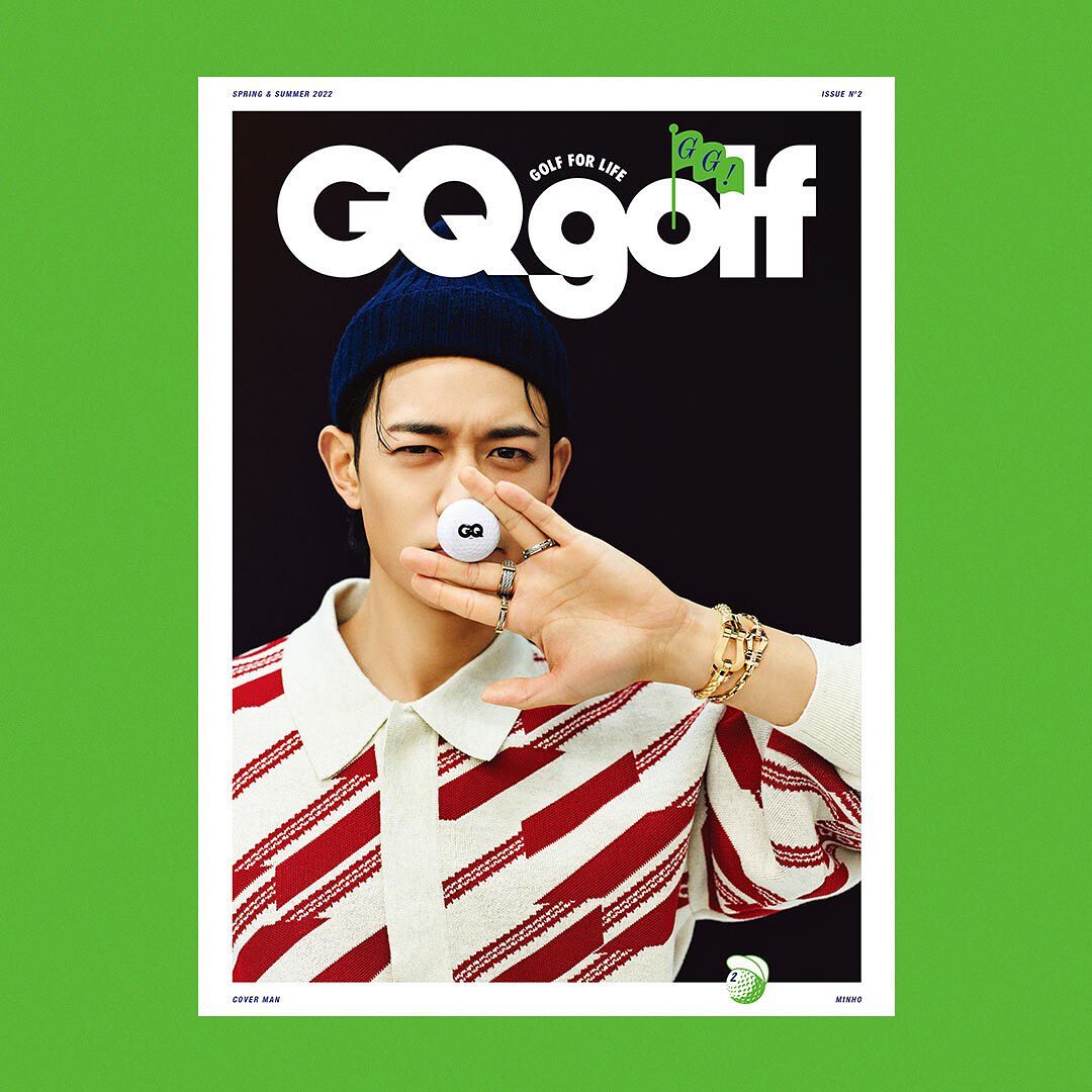 SHINee Min-ho Displays Preppy Looks in GQ Golf 2022