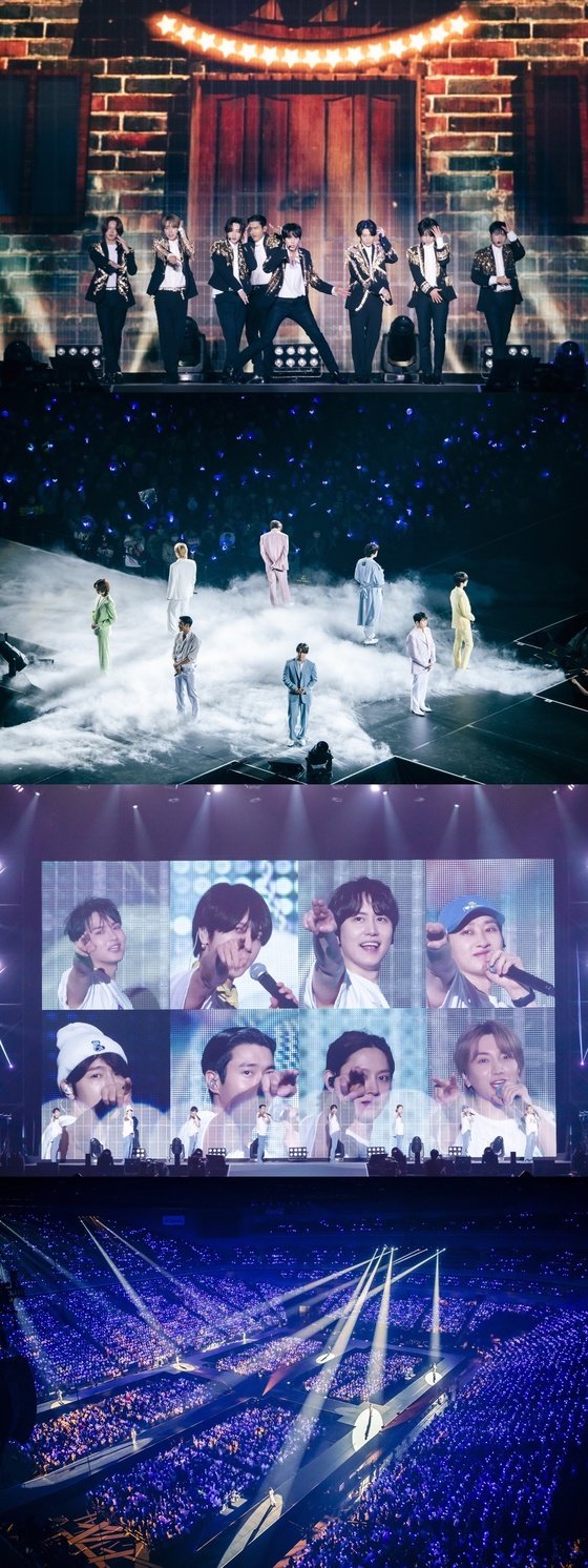 Super Junior's first Japanese performance in 2 years... 45,000 fan enthusiasm