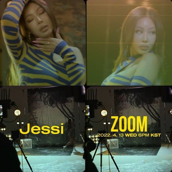 Jessi unveils new song 'ZOOM' visual... intense charismatic eyes