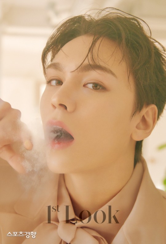 Seventeen Vernon, a heavenly beauty that will make spring jealous