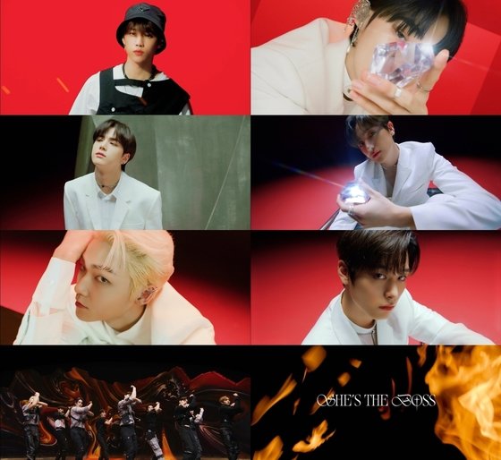 THE BOYZ, intense charisma and knife group dance... Japanese new song 'SHE'S THE BOSS' teaser