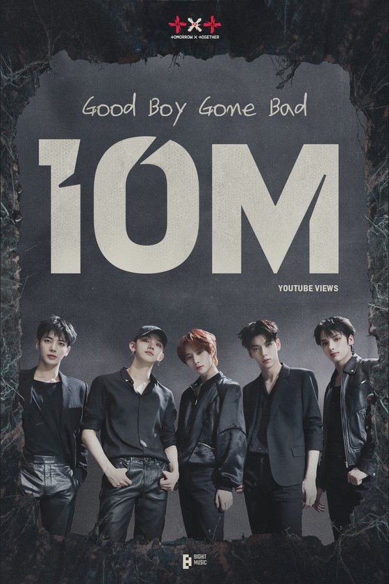 TXT's 'Good Boy Gone Bad' MV hits 10 million views in two days