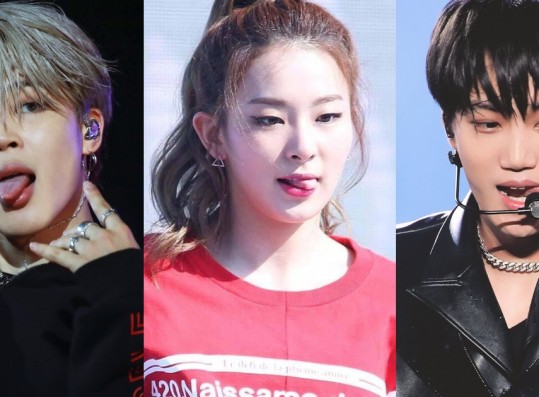 8 K-Pop Idols Who Have a Habit of Sticking Out Their Tongue