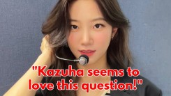 LE SSERAFIM Kazuha Answers Hilarious Question — What Did She Say?
