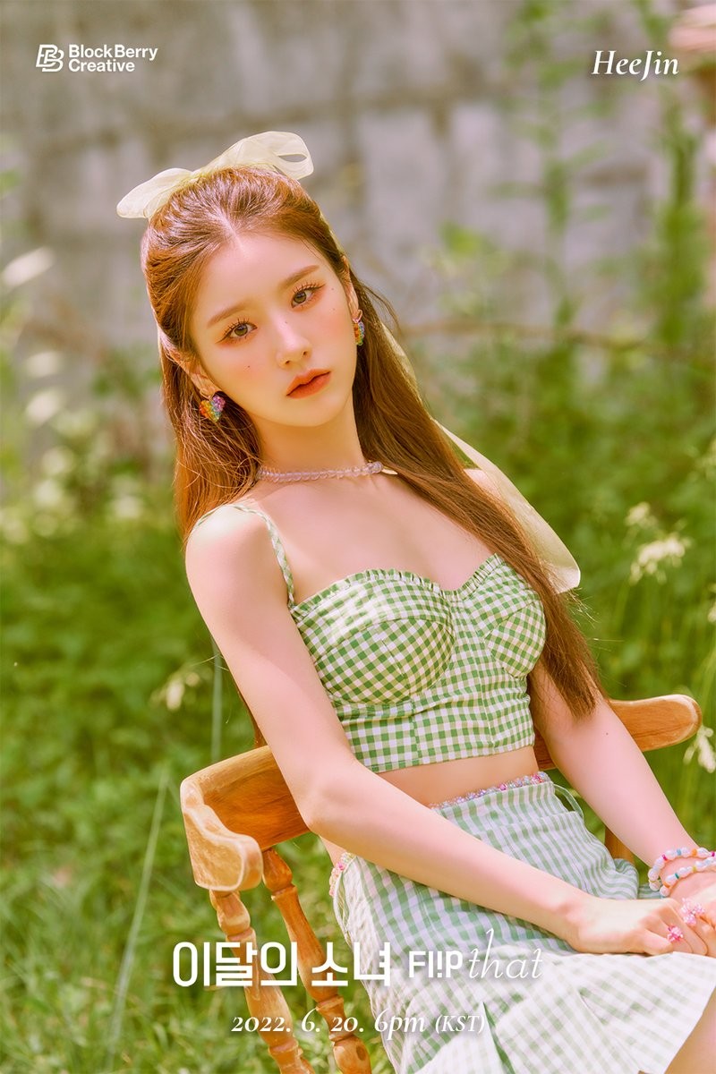 LOONA HeeJin·HyunJin reveals individual concept photos for 'Flip That'... visual queen