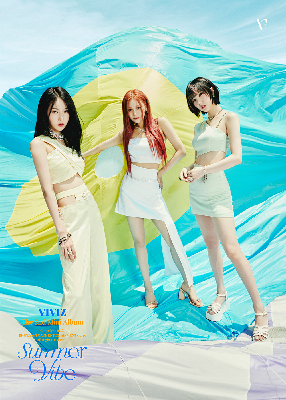 VIVIZ Exudes Freshness in First 'Summer Vibe' Concept Photos | KpopStarz