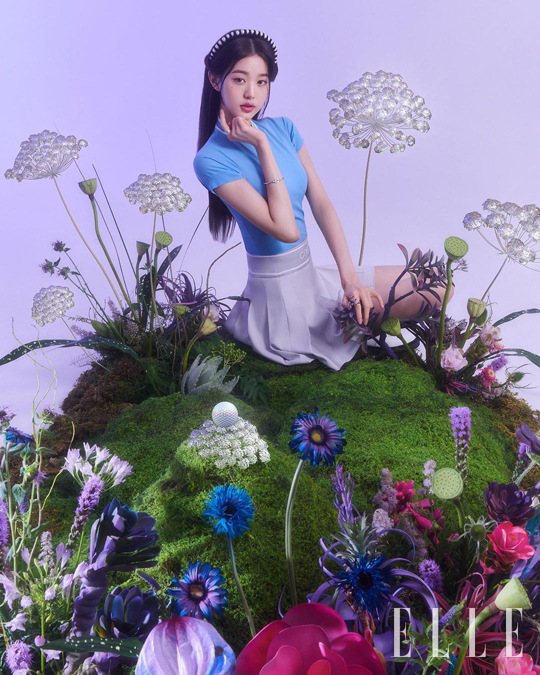 Wonyoung, fairy visual in fairy tale... dreamy atmosphere