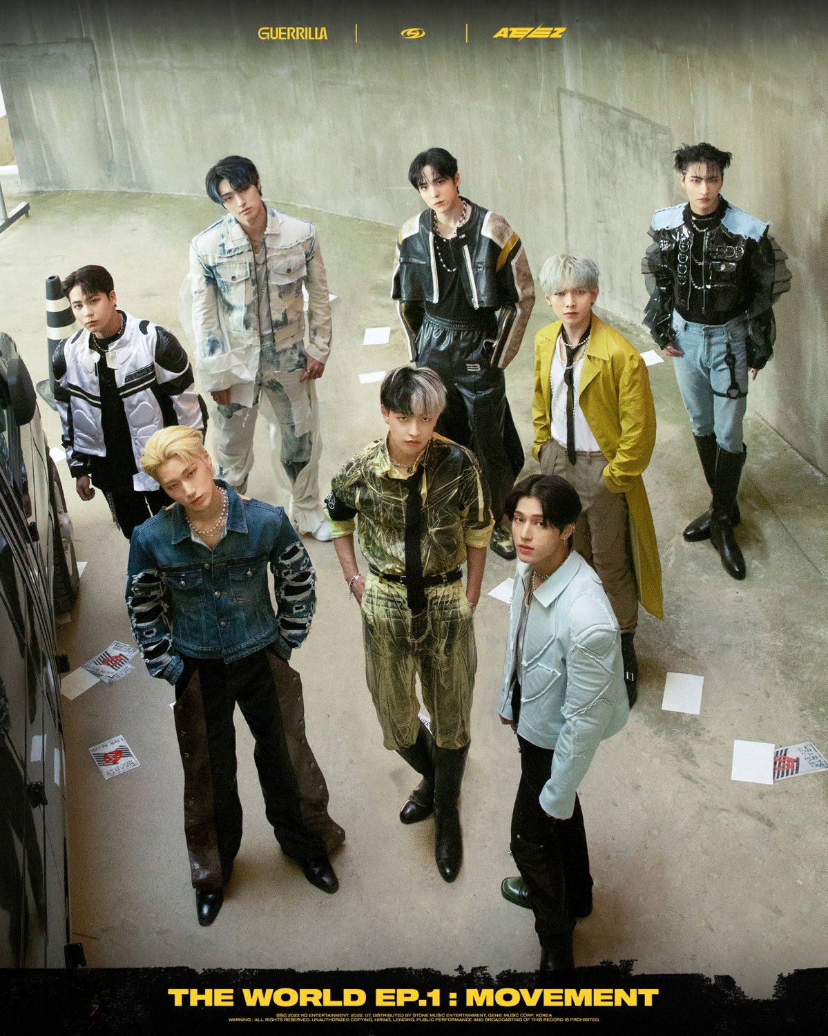 ATEEZ - THE WORLD EP.1 : MOVEMENT Album+Free Gift – KPOP MARKET [Hanteo &  Gaon Chart Family Store]