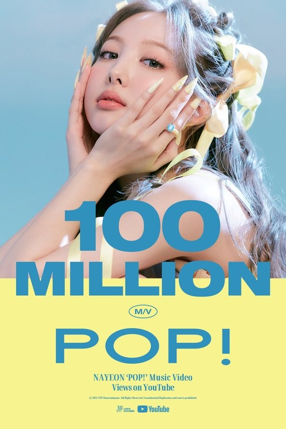 TWICE's Nayeon Solo Debut Track “POP!” MV Surpasses 200 Million Views
