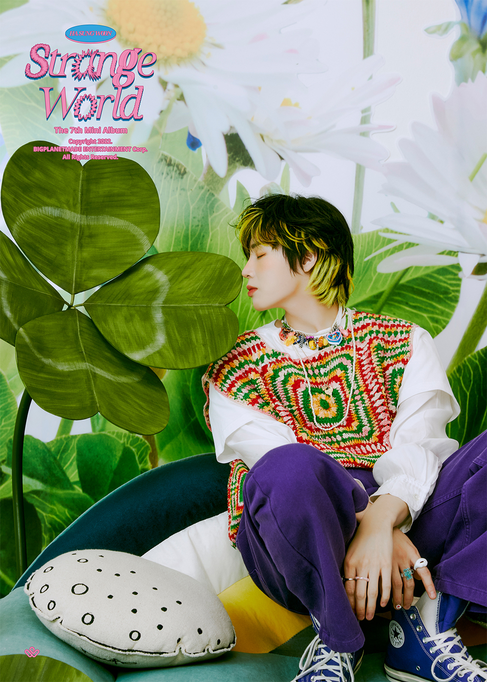 Ha Sung-woon releases teaser for new album... Floral background 'dream' mood