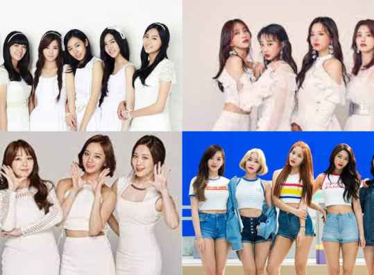 Apink, Girl's Day, AOA, and EXID