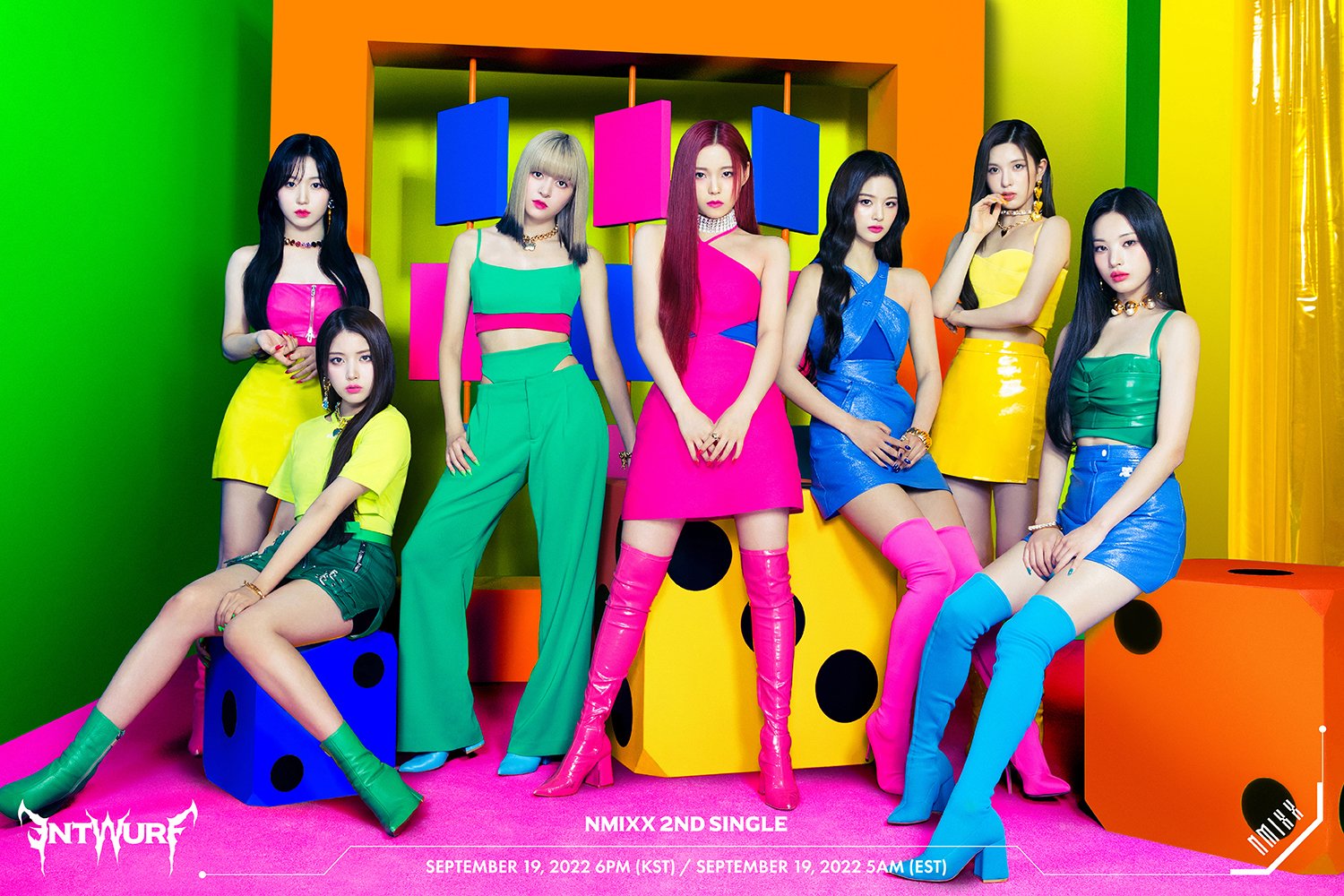 JYP NMIXX reveals group concept photos... 'Gorgeous' with vivid costumes