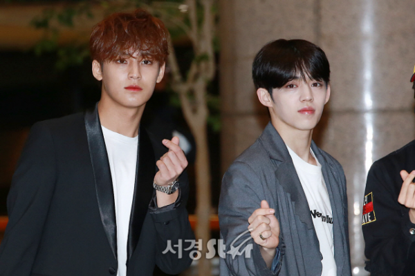 SEVENTEEN Mingyu and S.Coups reportedly at clubs in the US