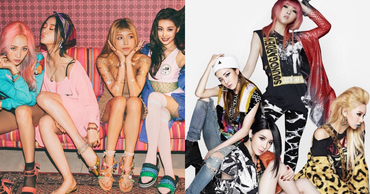The first girly groups of the top 5 K-Pop entertainment companies