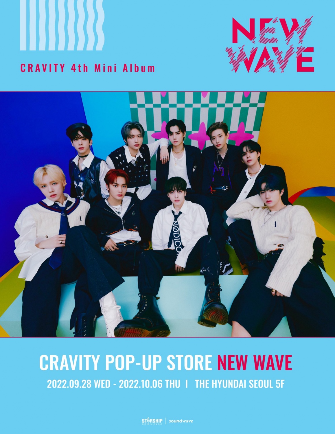 Cravity, unique charm… 'NEW WAVE' concept photo