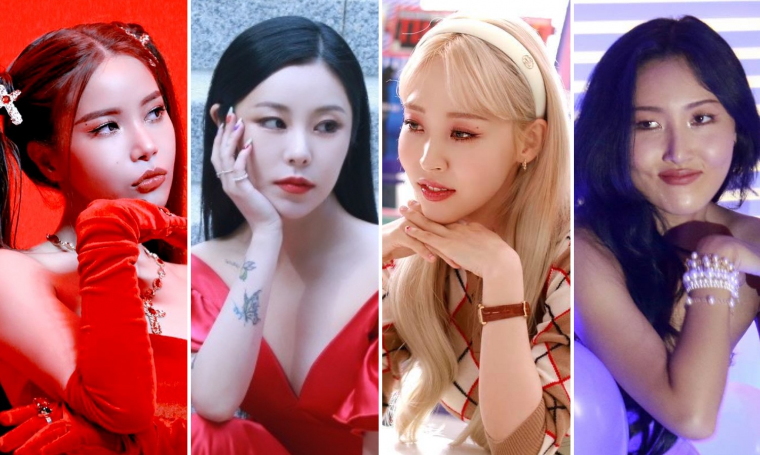 MAMAMOO with makeup vs no makeup: what does each member look like?