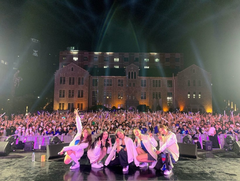 ITZY Performing at University Festival