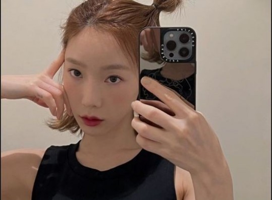 “Idol representative slender” Taeyeon… A doll made with ponytail hair