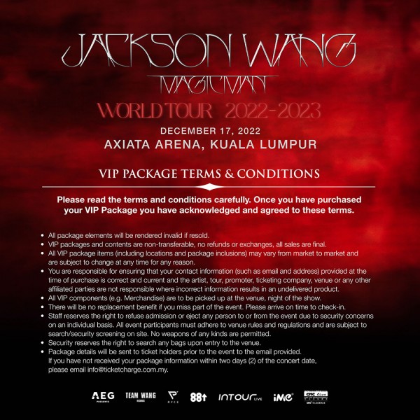 Jackson Wang World Tour Sells Out Bangkok Show - Music Press Asia