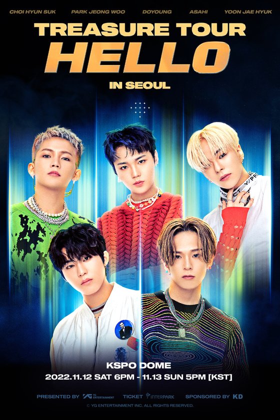 TREASURE reveals Seoul concert poster... Energetic Aura