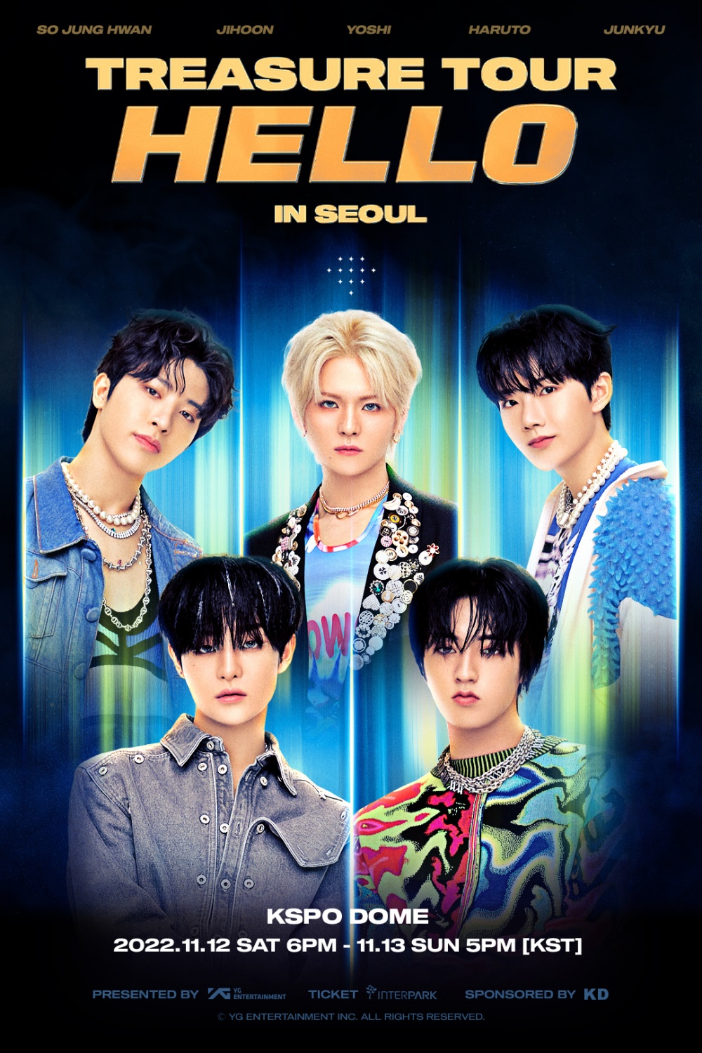 TREASURE reveals Seoul concert poster... Energetic Aura