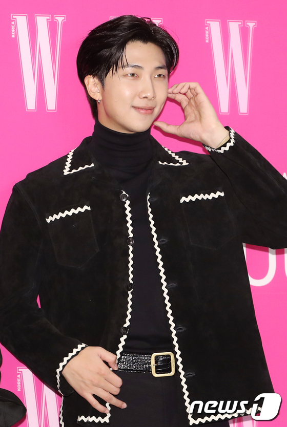 J-Hope · RM participates in breast cancer awareness campaign charity event