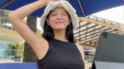 Kim Sejeong, were you so glamorous? Boasts a sense of volume with close-fitting clothes