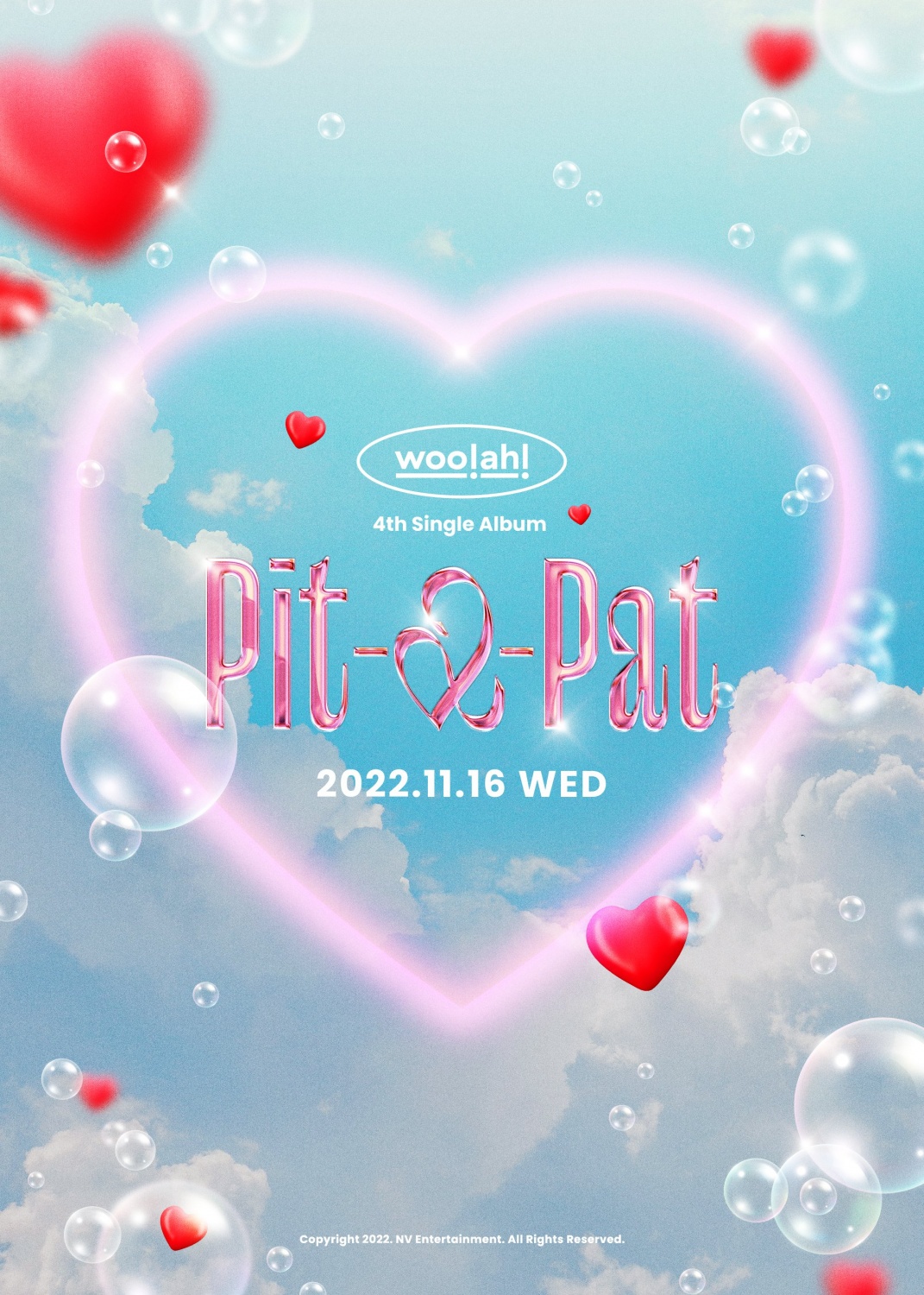 woo!ah! releases a new song after 5 months... 'Pit-a-Pat' comeback on the 16th