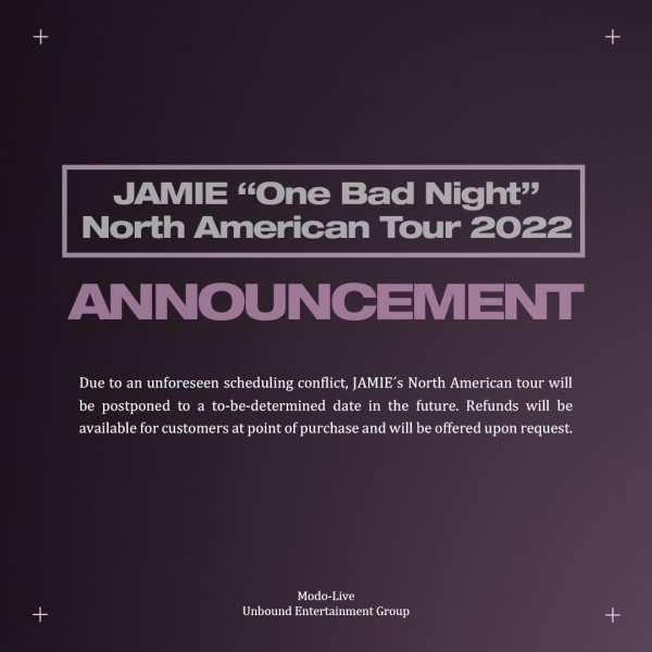 Jamie Park North America Tour 2022