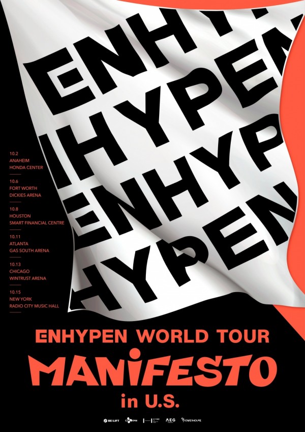 ENHYPEN MANIFEST world tour