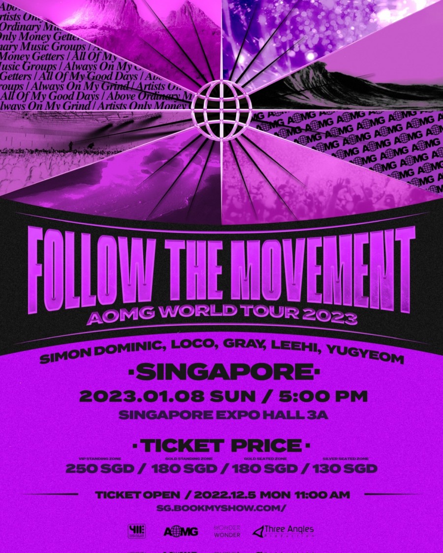 AOMG ‘Follow The Movement’ Tour Is Coming Back To Singapore On January