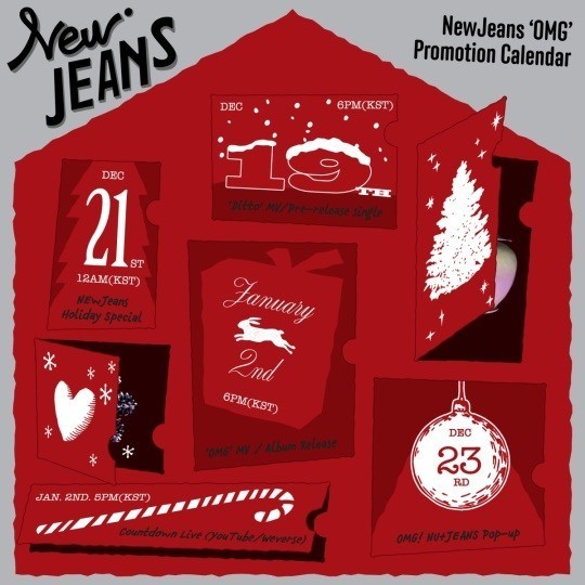 NewJeans announces new winter song releases with moving teasers