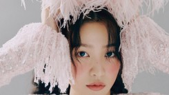 Red Velvet Yeri, wearing a rabbit-reminiscent outfit ahead of the year of the cat in 2023..