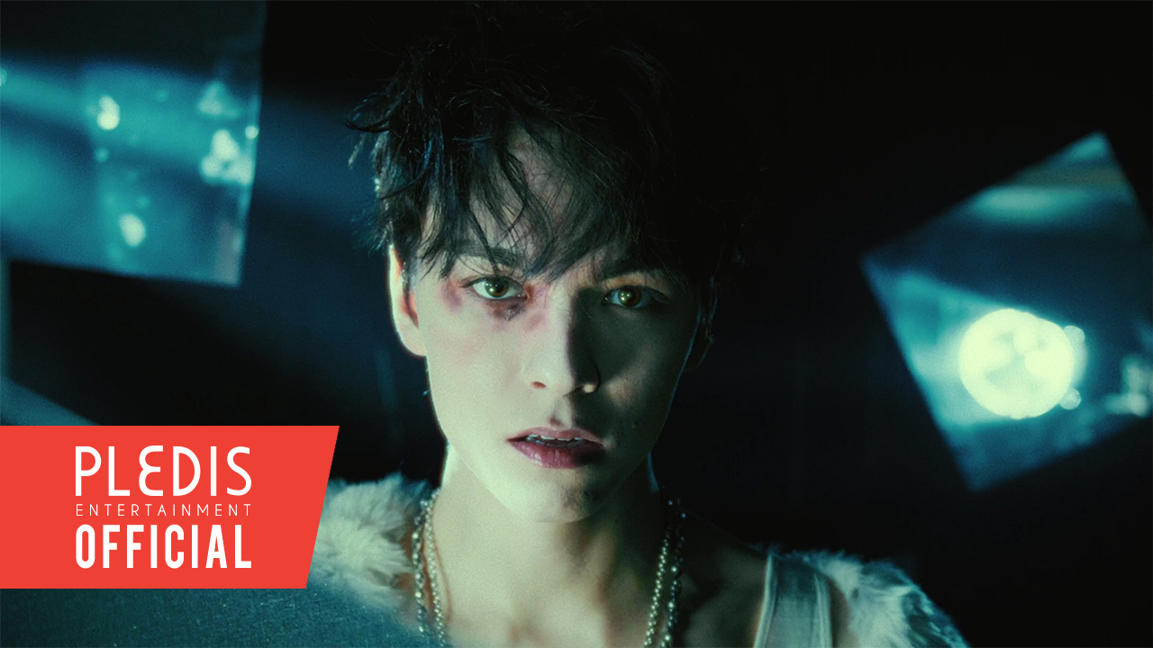 Seventeen VERNON, 'Black Eye' MV teaser with rough voice