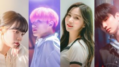 LE SSERAFIM Chaewon, ATEEZ Wooyoung, Oh My Girl Hyojung, The Boyz Q