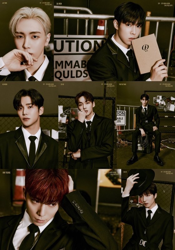 The group SF9, which is about to make a comeback, showed off the appearance of a classic agent with 7 members and 7 colors.