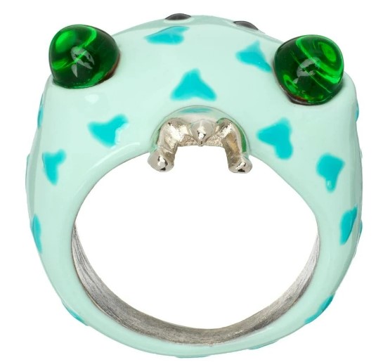 Blue Frog Prince Ring