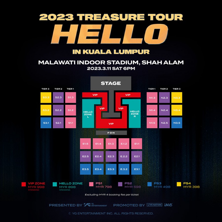 2023 TREASURE TOUR [HELLO] IN KUALA LUMPUR KpopStarz