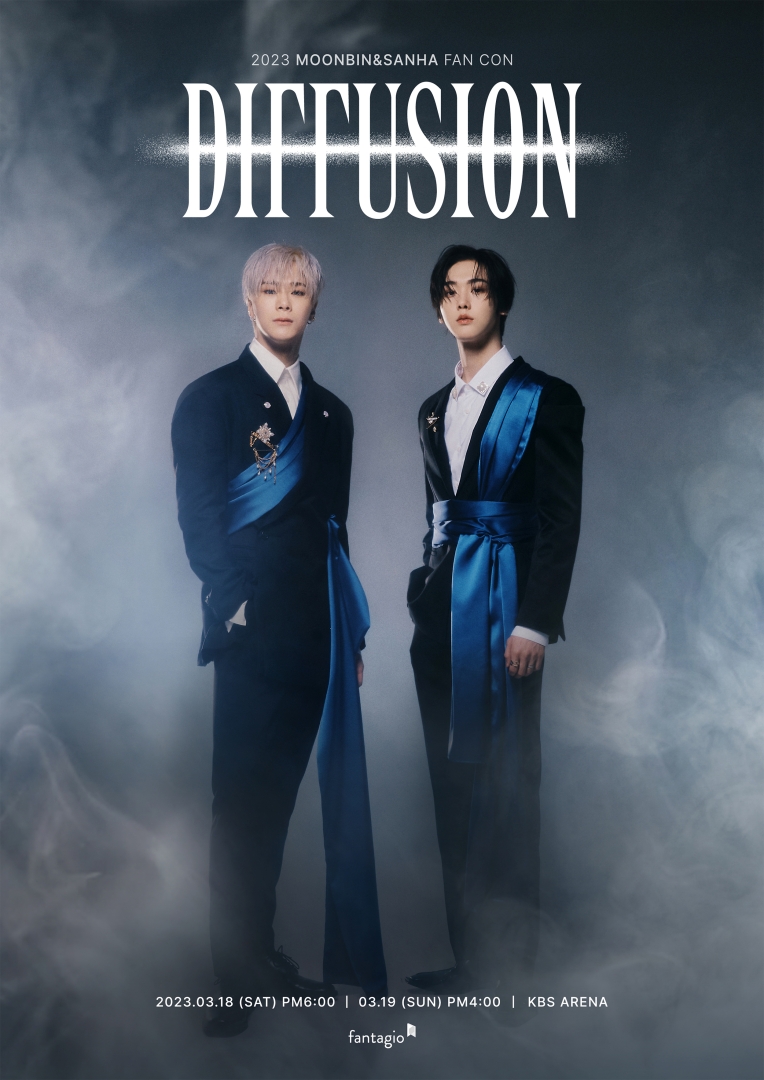 MOONBIN&SANHA Reveal Main Promotional Posters of Their Concert For ‘DIFFUSION’ Fans