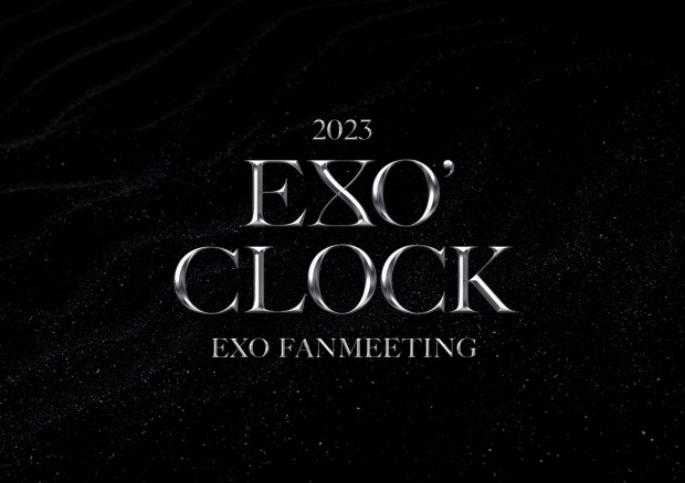 EXO révèle une affiche teaser pour l'événement à venir '2023 EXO' CLOCK FANMEETING' 