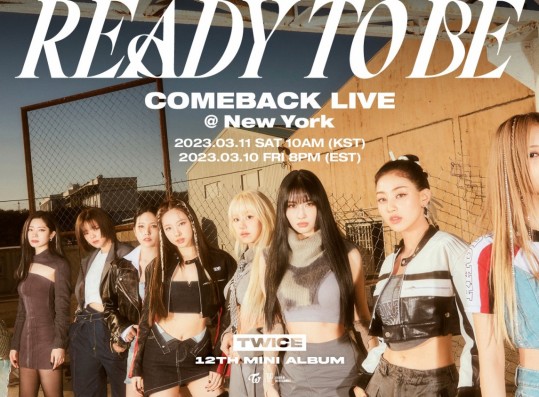 ‘READY TO BE’ TWICE