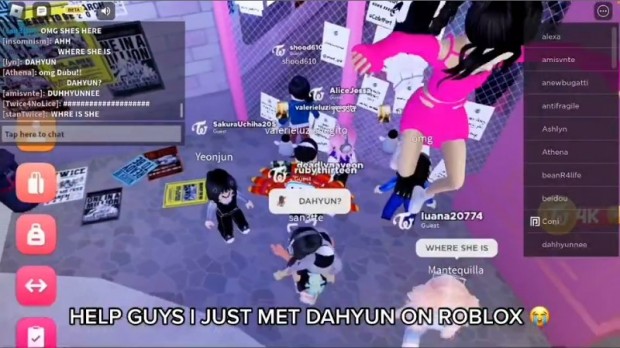 TWICE Dahyun draws attention to Roblox after being attacked by ONCE