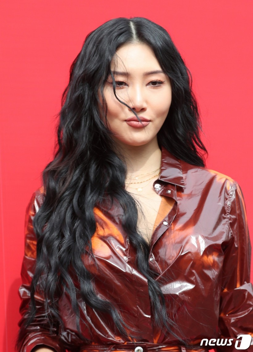 Hwasa of Mamamoo, 'Queen' energy at the Ferragamo event site