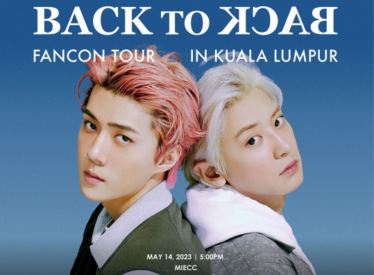 EXO SC BACK TO BACK FANCON TOUR KUALA LUMPUR