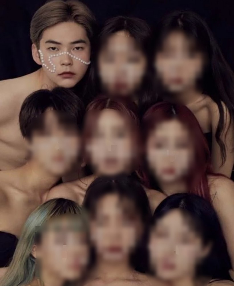 'Boys Planet' Hanbin Draws Divided Opinions After Topless Photos With Girl Friends