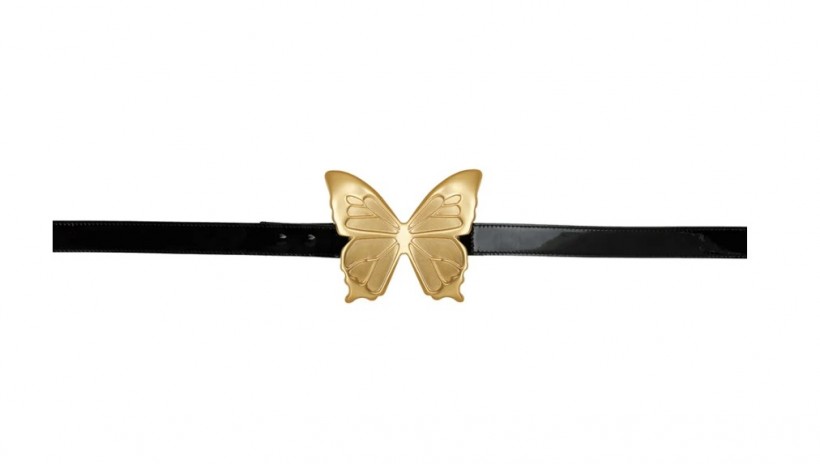 Black butterfly belt by BLUMARINE