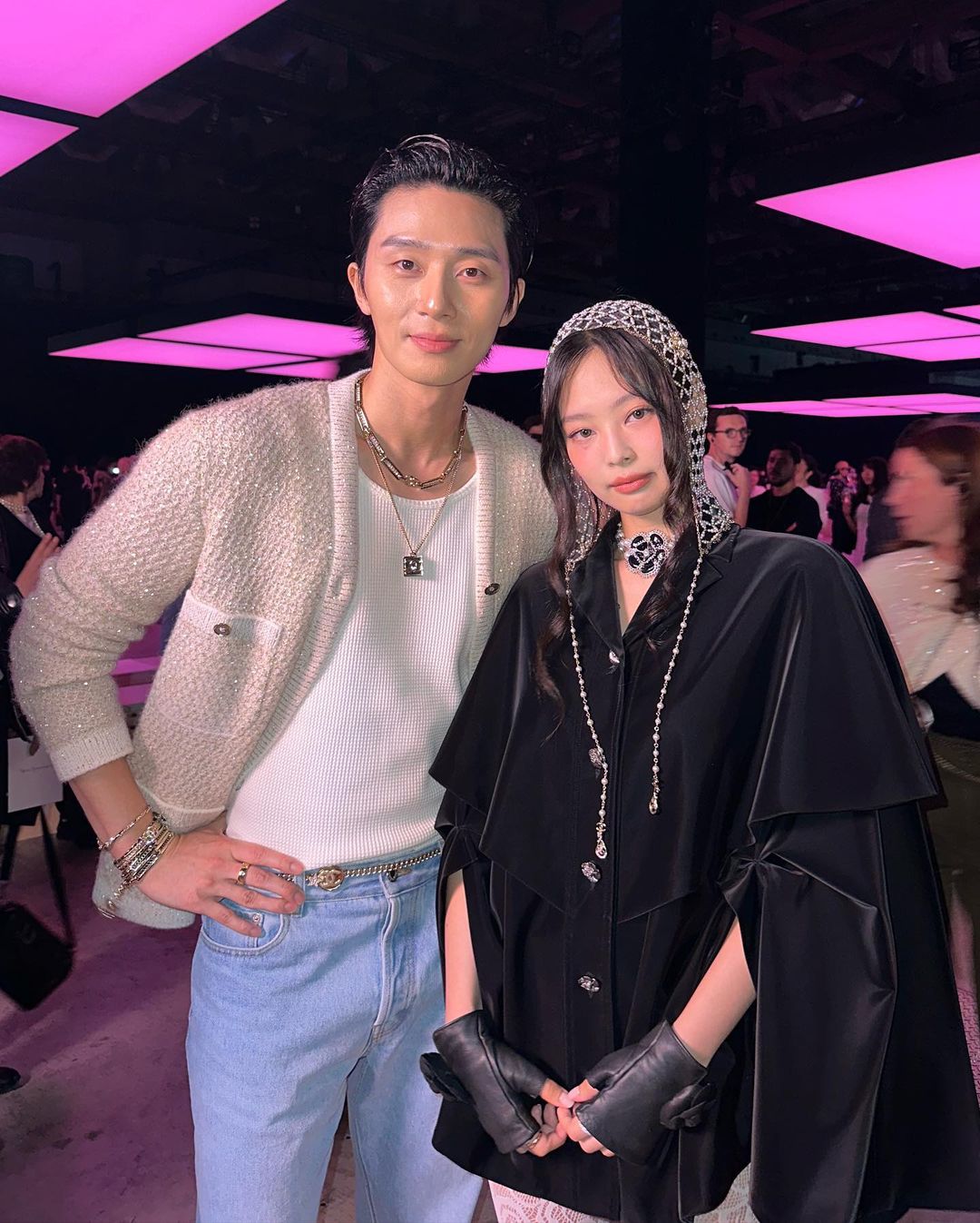 Jennie X Park Seo-joon, ideal height difference… perfect two shot